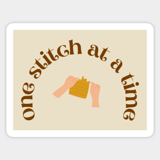 One Stitch at a Time Sticker